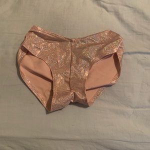 Iridescent pink rave/festival bottom